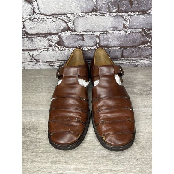 Mezlan Diablo Brown Leather Fisherman Strap Casual Sandals Men’s Sz 11M US/44EU main image 7